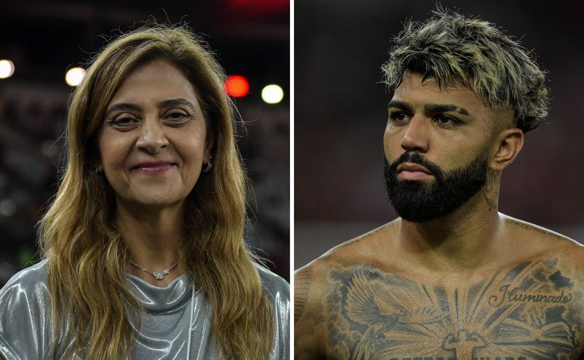 virou realidade? leila pereira admite sonho de gabigol no palmeiras: "que time não quer?"