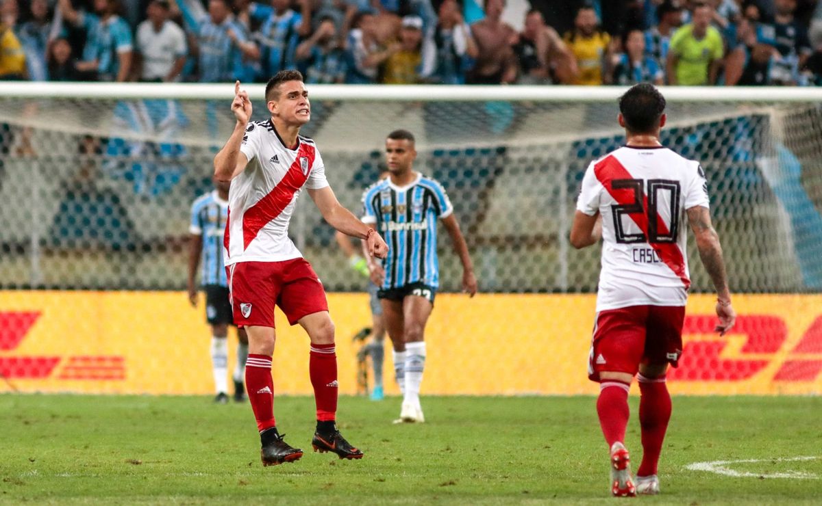 esposa de rafael borré lembra de jogo do grêmio na libertadores e causa mal estar