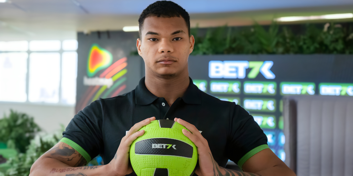 oposto darlan, da seleção brasileira de vôlei, é novo embaixador da bet7k