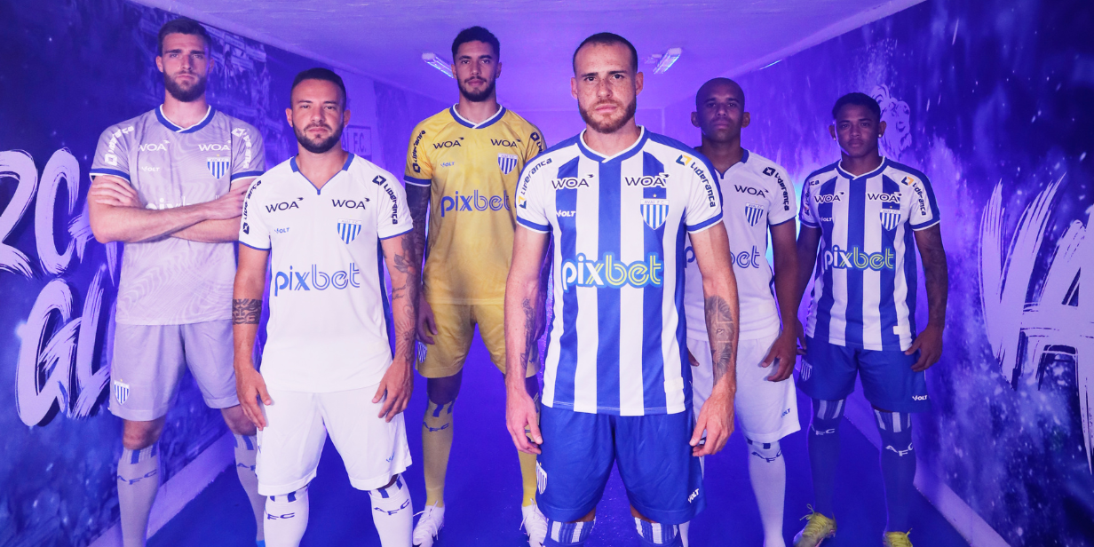 avaí lança primeiros uniformes em parceria com a volt sport