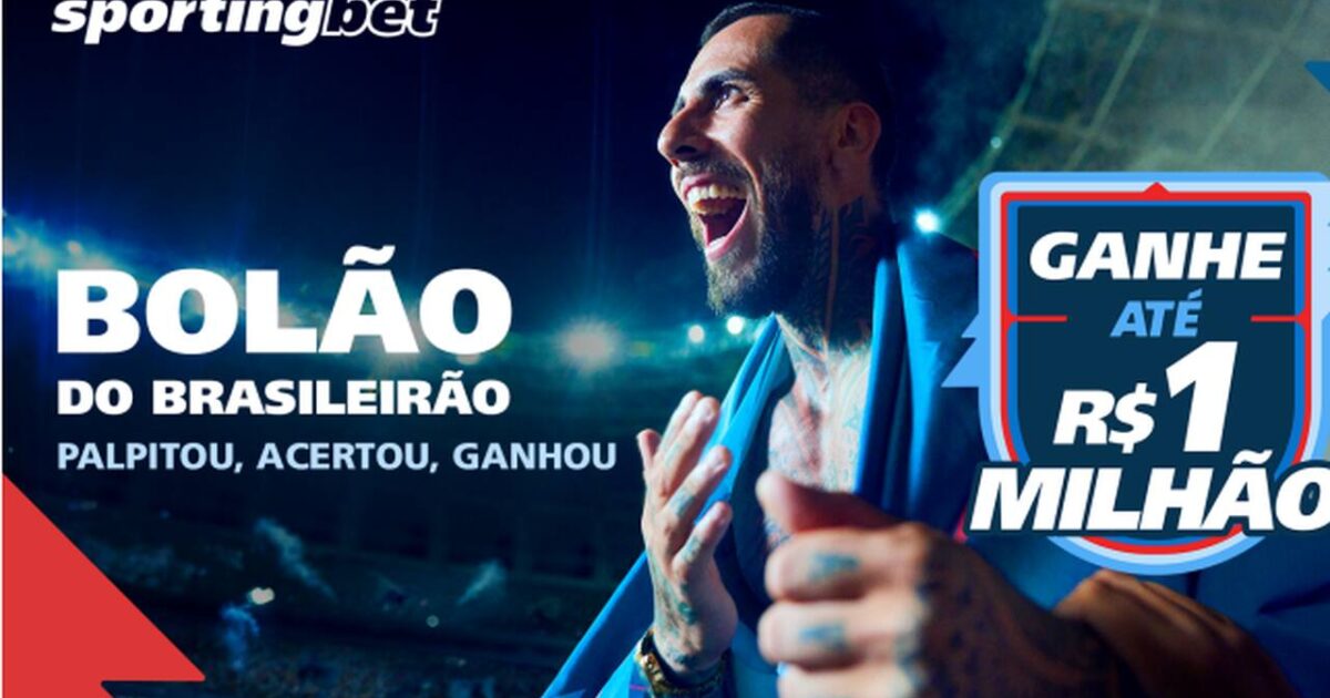 sportingbet promove bolão para o campeonato brasileiro com prêmio de r$ 1 milhão por semana