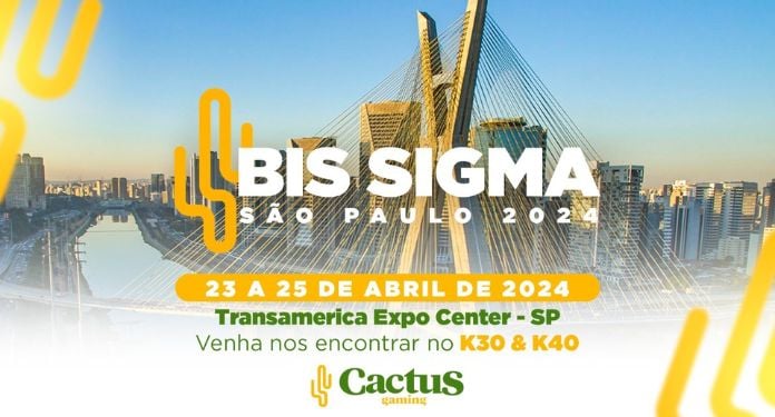 cactus gaming confirma participacao no bis sigma americas 2024