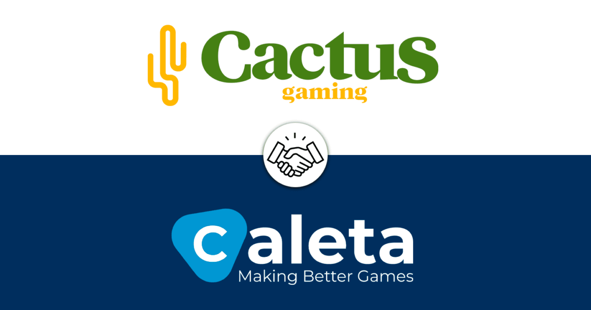 desenvolvedora de jogos caleta gaming firma parceria com a plataforma da cactus