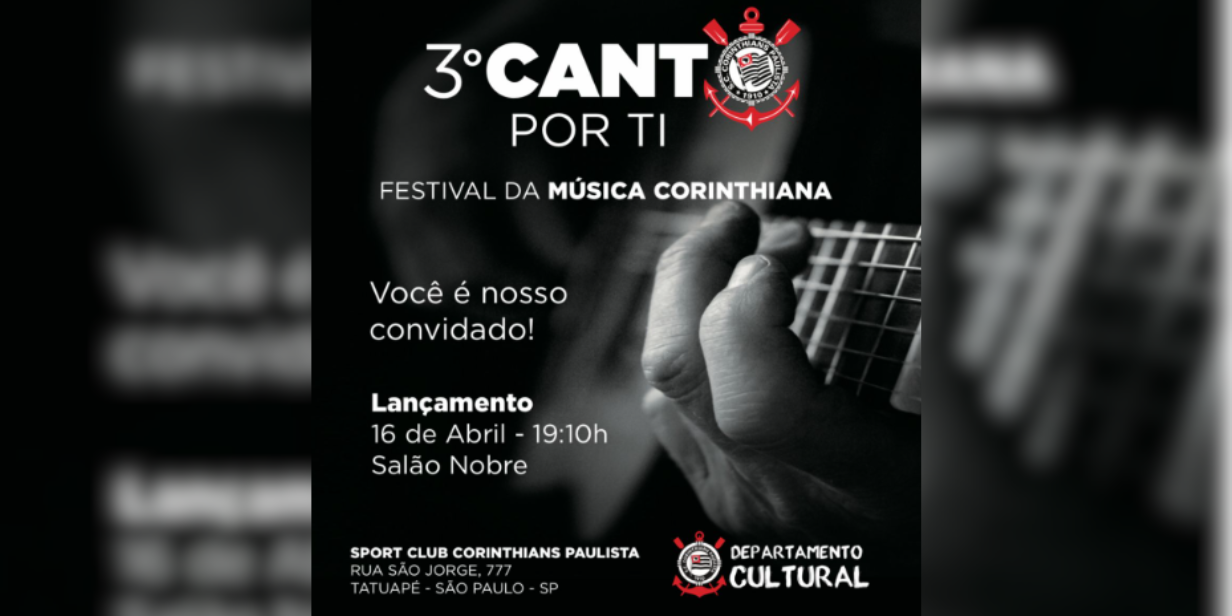 corinthians anuncia 3ª edição de festival de músicas sobre o clube