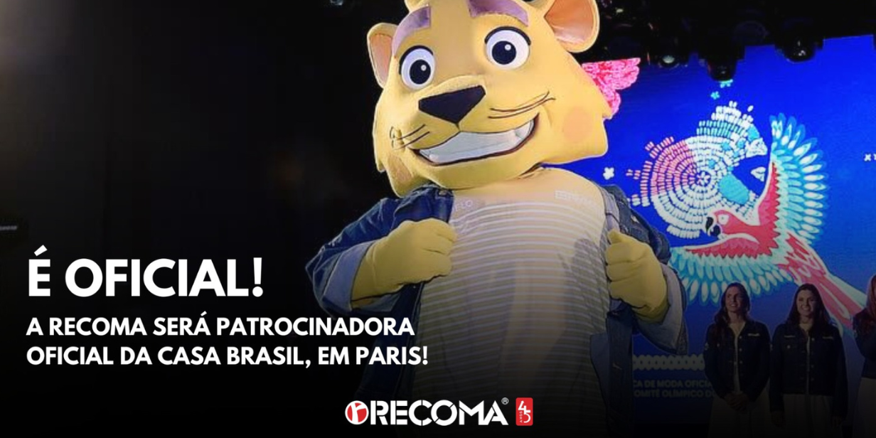 recoma fecha com cob e será patrocinadora oficial da casa brasil em paris 2024