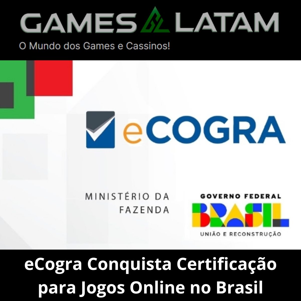 eCogra Conquista Certificação para Jogos Online no Brasil