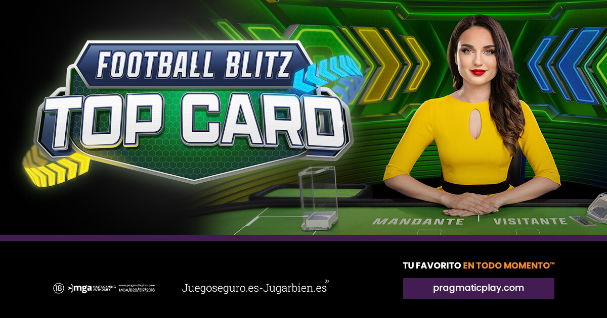 pragmatic play leva apostas esportivas para o cassino ao vivo através do football blitz top card