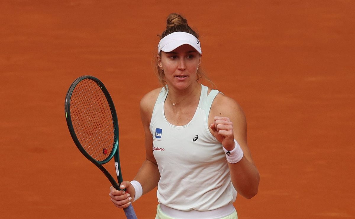 bia haddad faz grande jogo, mas para na melhor jogadora de tênis do mundo no masters 1000 de madrid