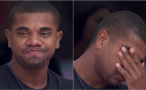 bbb 24: davi tem crise de choro e faz desabafo sobre trajetória: "de frente para um sonho"