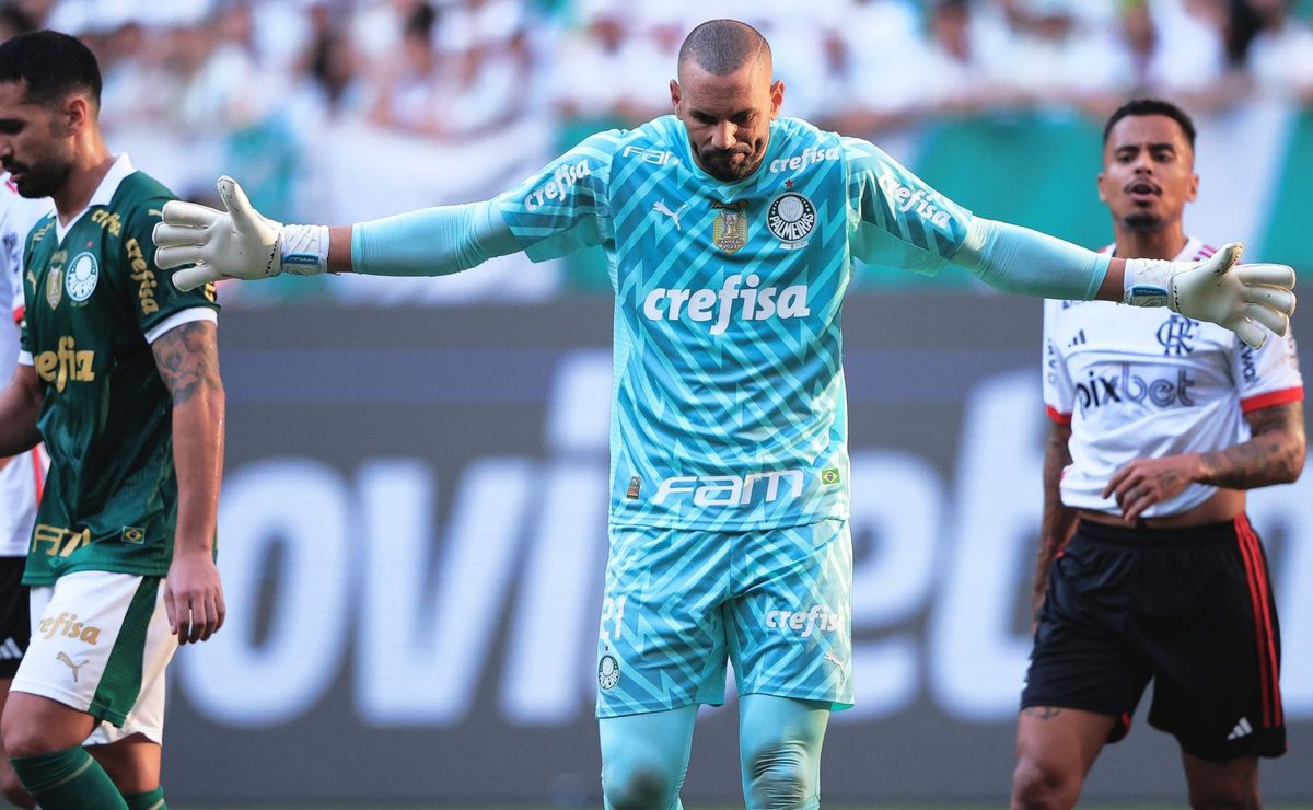 weverton considera justo empate entre palmeiras e flamengo: “duas equipes que buscam a vitória”
