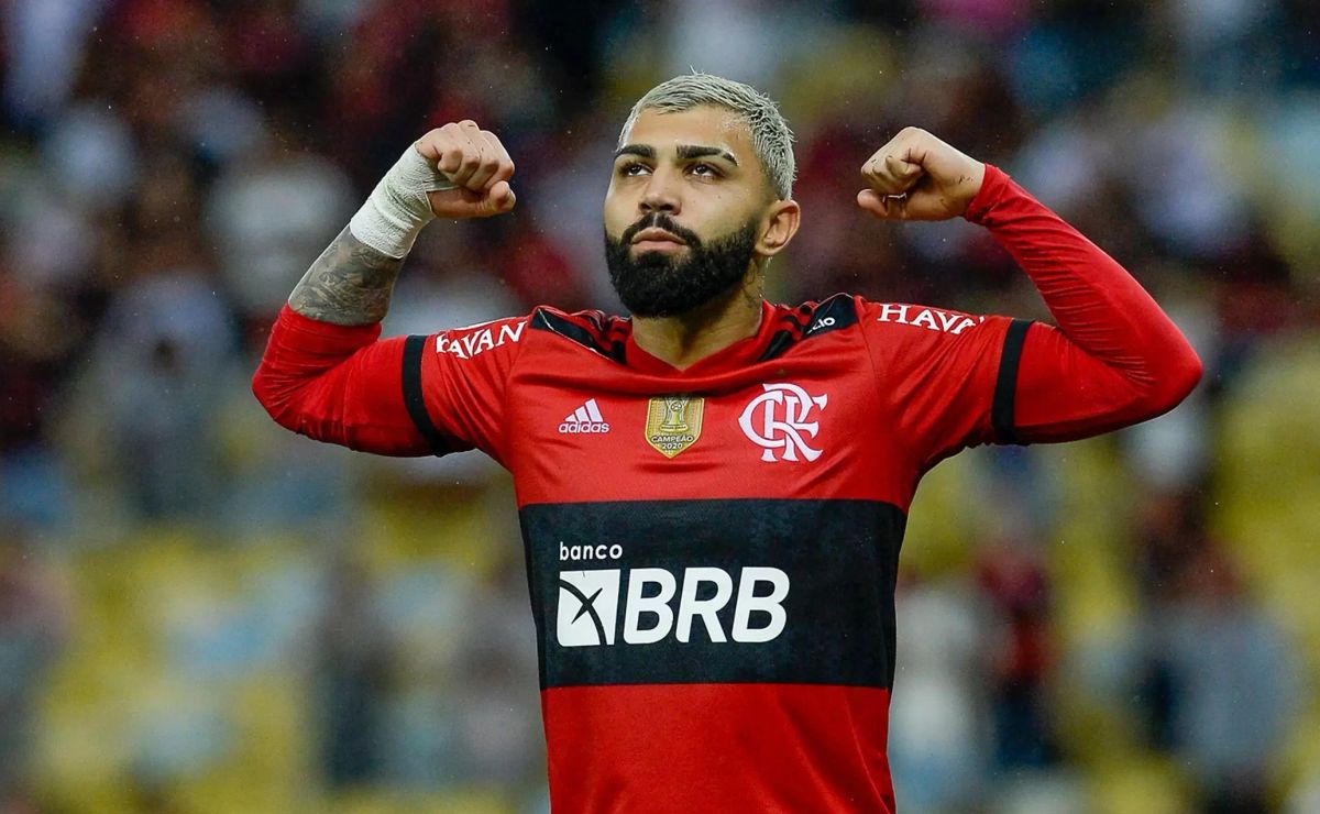 foto de gabigol treinando com preparador do flamengo vaza nas redes sociais