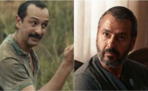 renascer: descontrolado, tião galinha aponta revólver para inocêncio após descobrir história fajuta