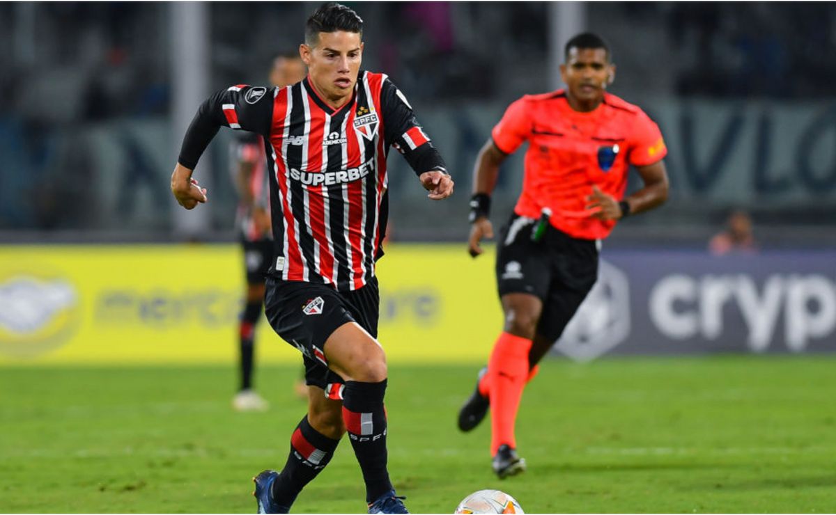 esperança na libertadores, james rodríguez tem desempenho mediano no são paulo