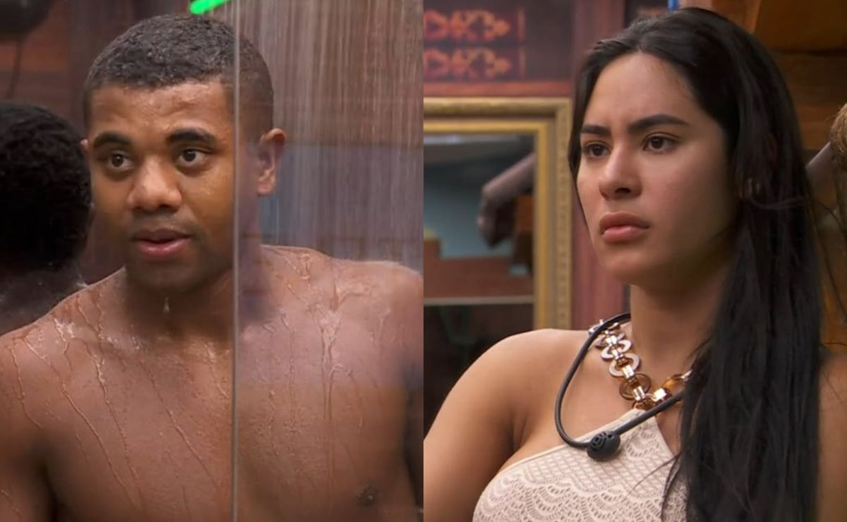 bbb 24: davi conta a isabelle sobre reação de alane e beatriz ao beijo em matteus