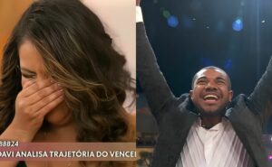 "eu achei que..."; esposa de davi se emociona ao falar sobre o bbb 24