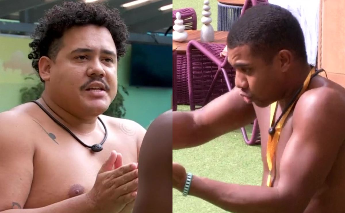 lucas buda confronta davi sobre briga no bbb 24 e ele rebate: "não tô criando situação"