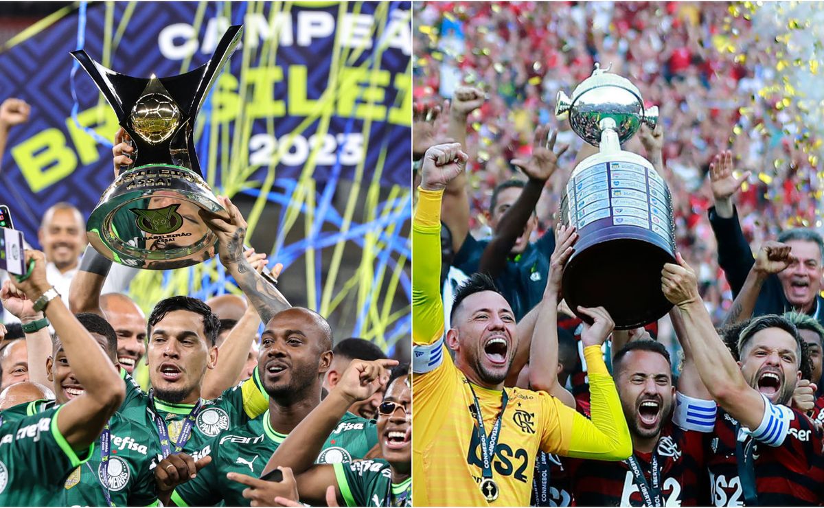 flamengo x palmeiras: descubra qual equipe mais conquistou títulos desde 2019