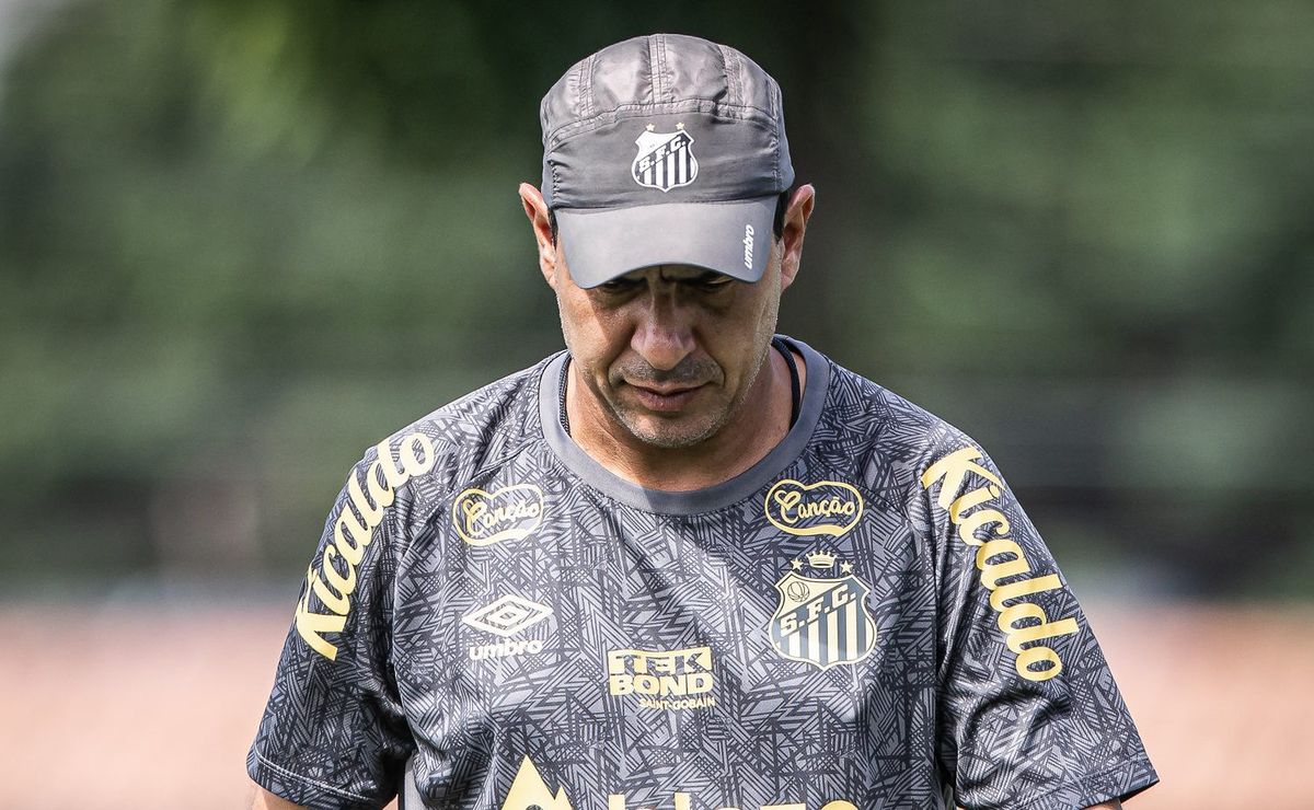 fábio carille e jogadores do santos se unem com missão para o início da série b