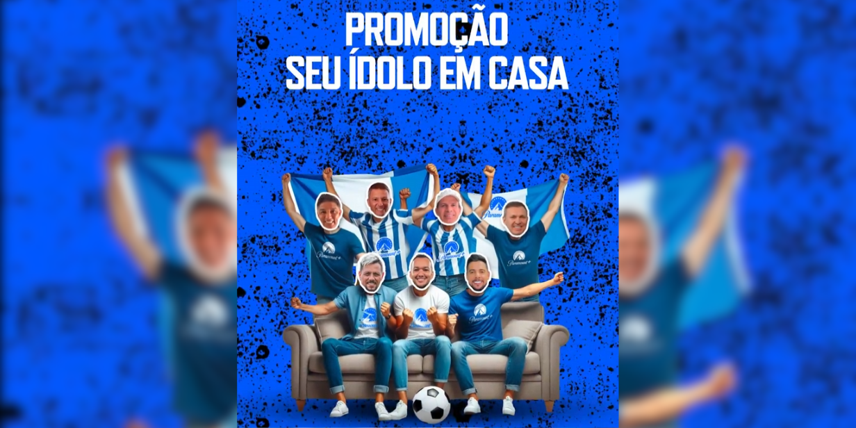 paramount+ lança promoção que junta torcedores e ídolos para assistir jogo da libertadores