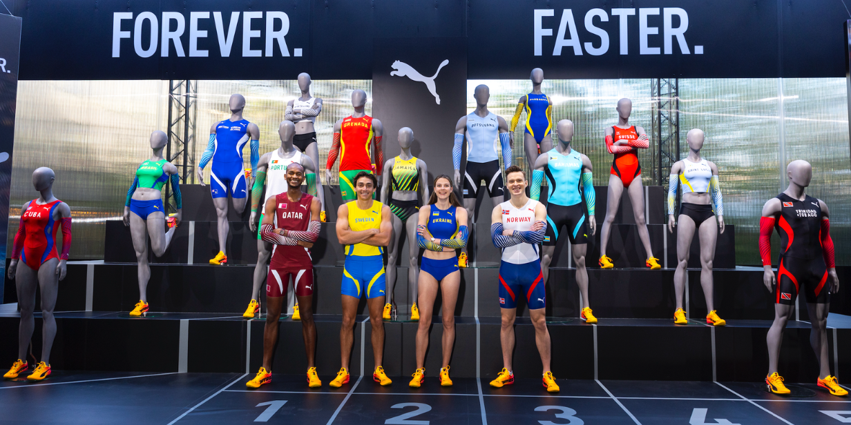 puma revela uniformes de 17 federações para as olimpíadas de paris 2024