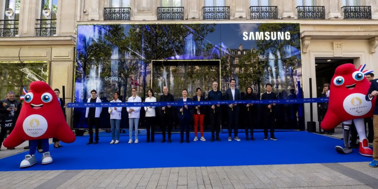 samsung inicia campanha olímpica e paralímpica na contagem regressiva dos jogos de paris 2024