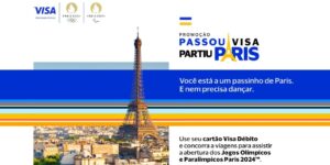parceira do coi, visa sorteará experiência para consumidor ver cerimônia de abertura de paris 2024