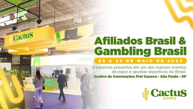 cactus gaming confirma participação no afiliados brasil & gambling brasil 2024