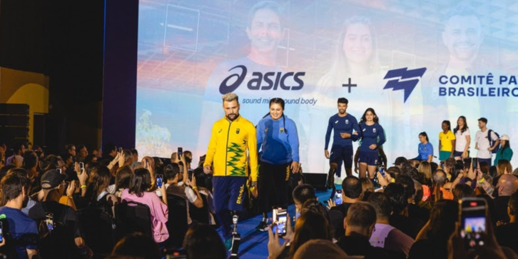 asics lança uniformes em parceria com comitê paralímpico brasileiro para os jogos de paris 2024