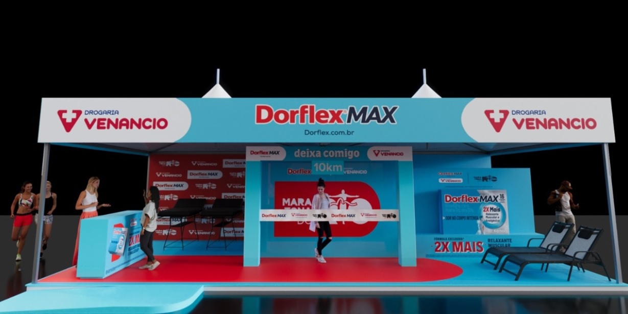 drogaria venancio e sanofi, com dorflex e targifor, estreiam no patrocínio à maratona do rio