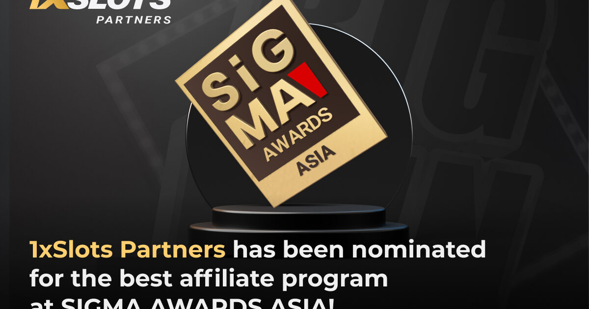 1xslots partners has been nominated for the “best affiliate program” at the sigma asia awards