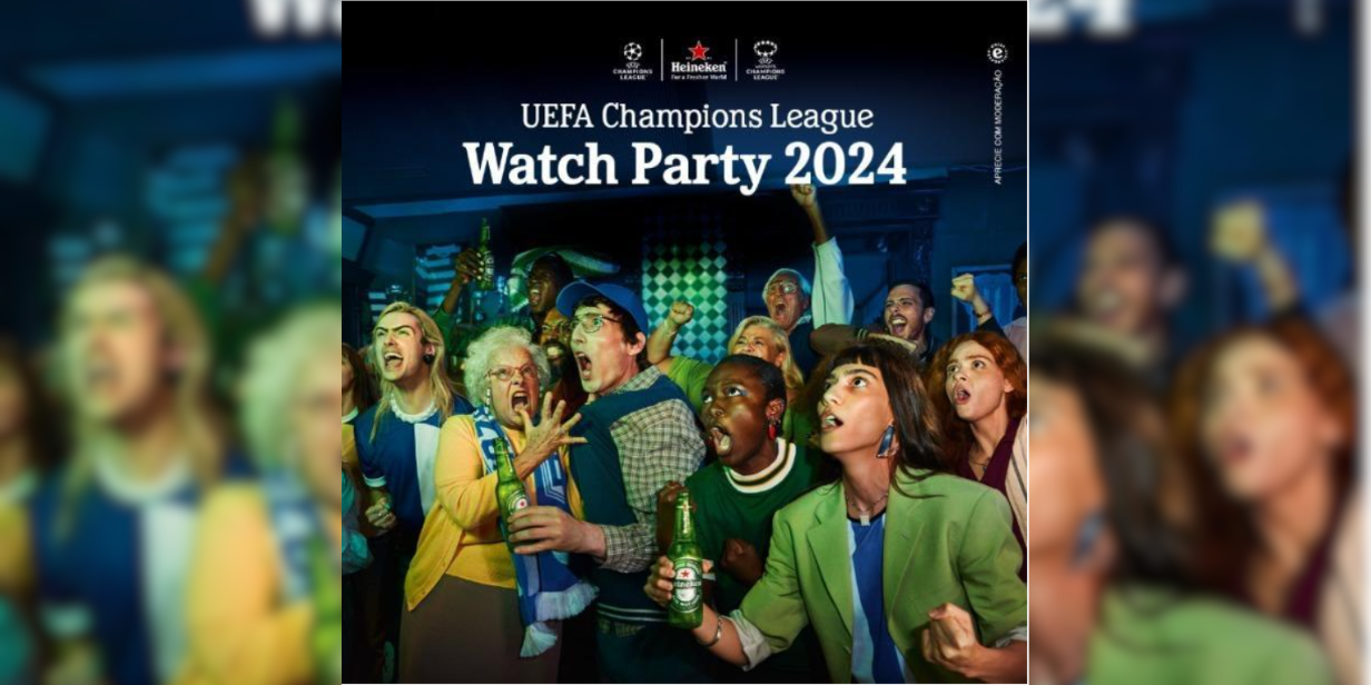 heineken anuncia evento com “watch party” para finais masculina e feminina da champions league