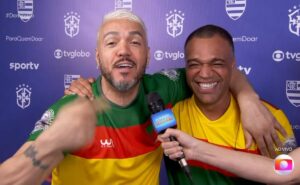 denilson e belo se reencontram e celebram a paz em evento solidário da globo