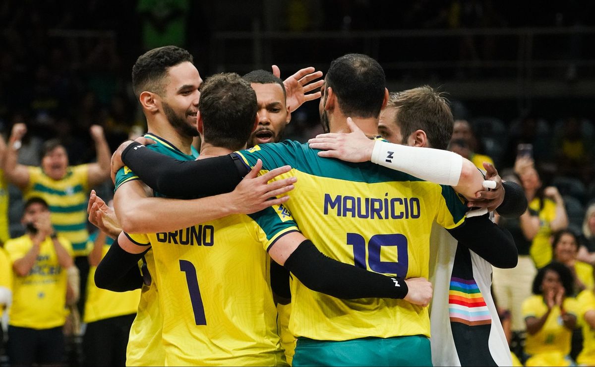 brasil encerra semana da liga das nações de vôlei em clássico contra a itália; horário e onde assistir o jogo ao vivo