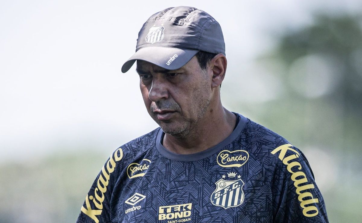 fábio carille está incomodado no santos com setor ofensivo na série b