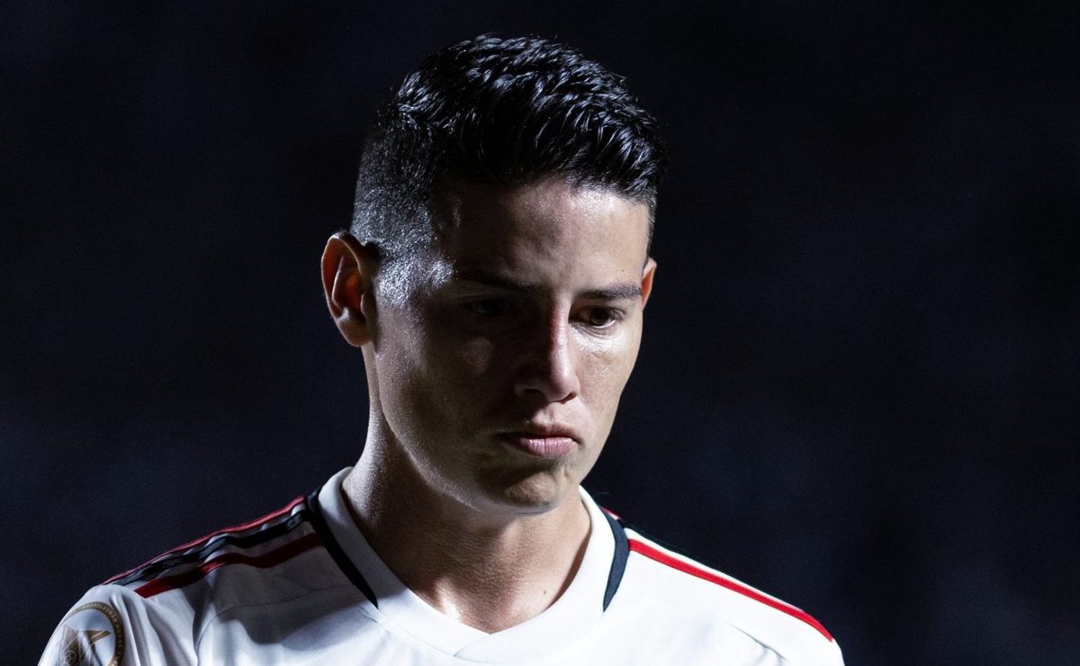 zubeldía barra james rodríguez no são paulo para duelo contra cobresal pela libertadores