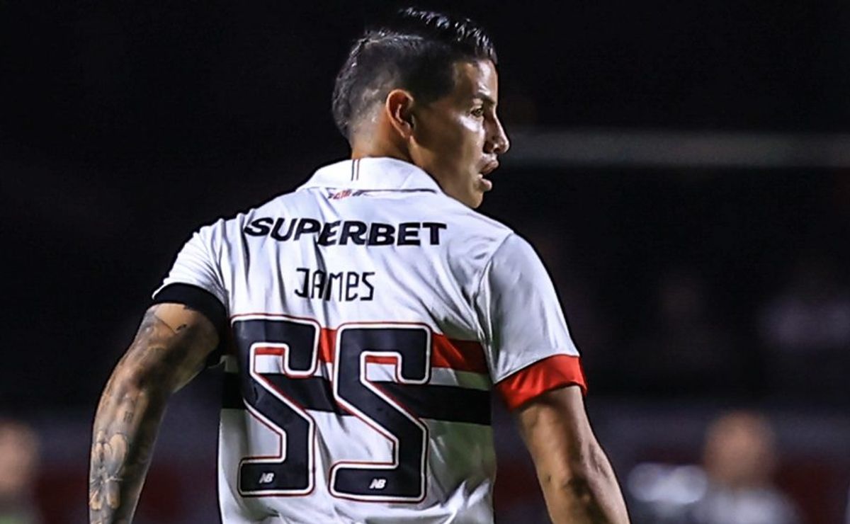 james rodríguez quer jogar no são paulo, treina forte e vive expectativa de atuar contra fluminense
