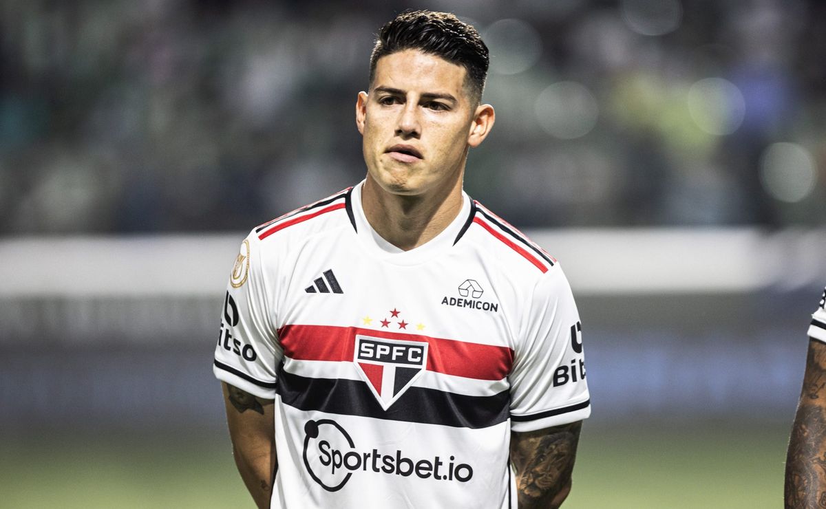 james rodríguez é cada vez mais esquecido no são paulo