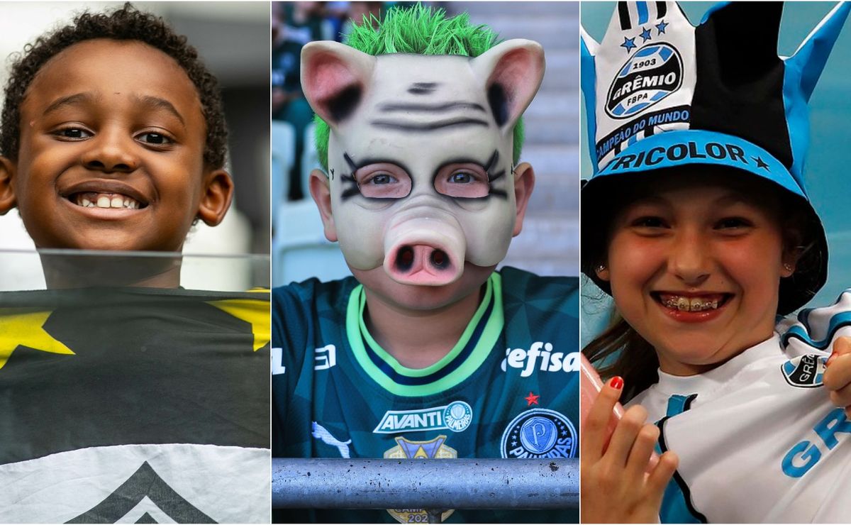 palmeiras, galo e grêmio têm quase o dobro de torcedores dos seus rivais entre jovens de 7 a 15 anos; veja ranking