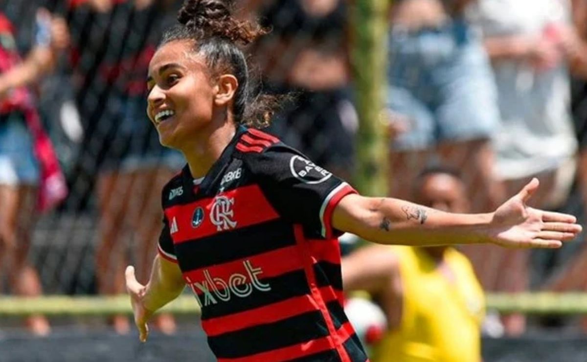 flamengo: gisseli comemora fase no brasileirão feminino e vibra com gols