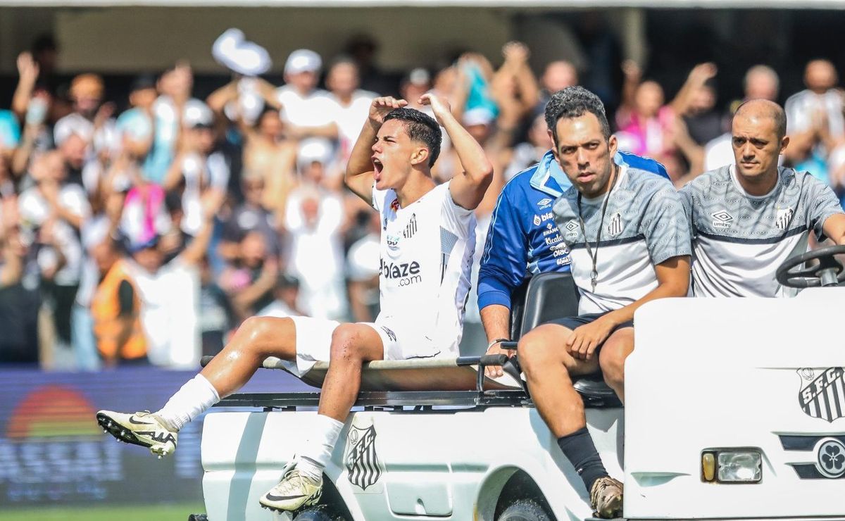 jp chermont se destaca e é ovacionado pela torcida do santos