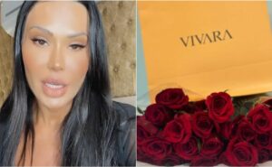 gracyanne barbosa revela que recebeu buquê de flores e joias e procura 'admirador secreto'