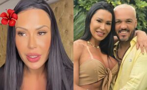 gracyanne 'causa' na web após meme sobre possível volta com belo