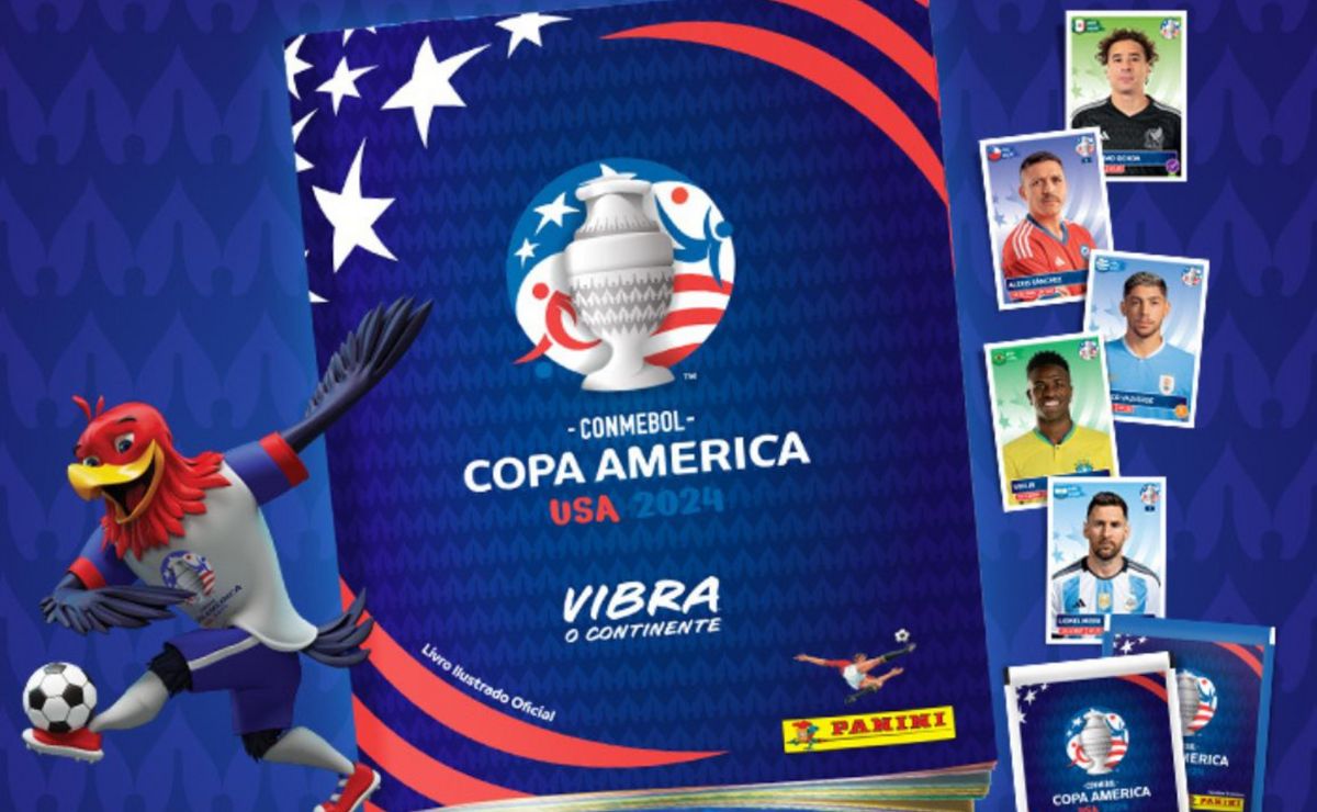 Álbum da copa américa tem figurinhas extras, com variação de cores e preço detalhado; saiba todas as informações