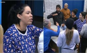 a grande conquista 2: participante ameaça vileiros ao ser acusada de esconder comida