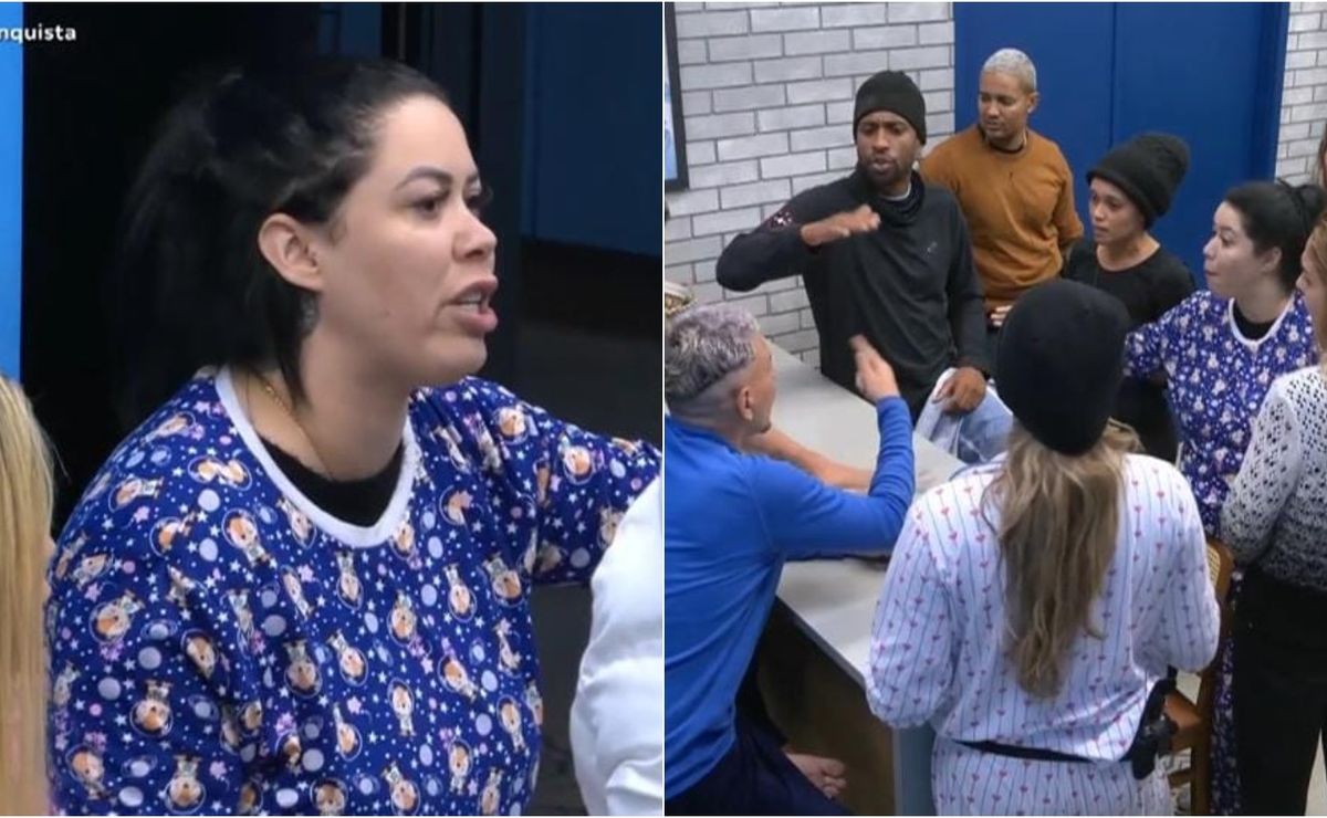 a grande conquista 2: participante ameaça vileiros ao ser acusada de esconder comida