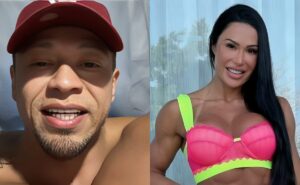 “quem nunca errou...”; ex affair de gracyanne sai em defesa dela após críticas