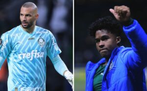 weverton faz elogio aos pais de endrick na despedida do atacante do palmeiras