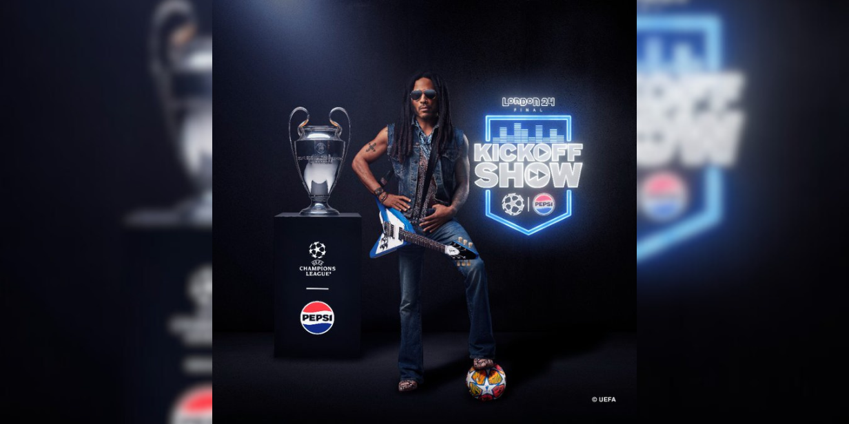 final da champions league terá lenny kravitz no show de abertura, em ação patrocinada pela pepsi