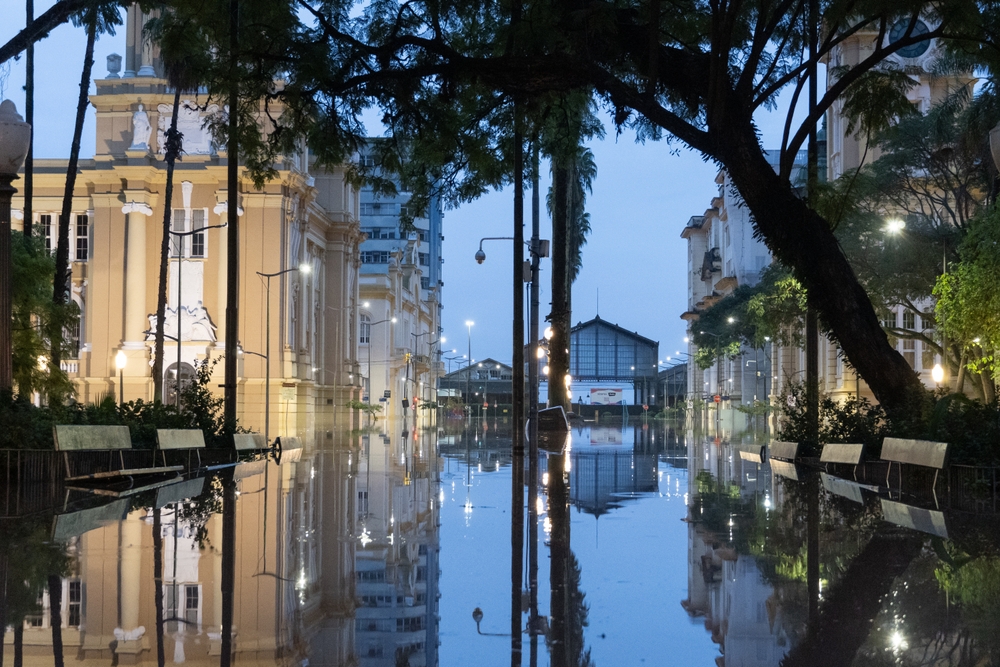 porto alegre, in south brazil, braced as river levels continue to rise