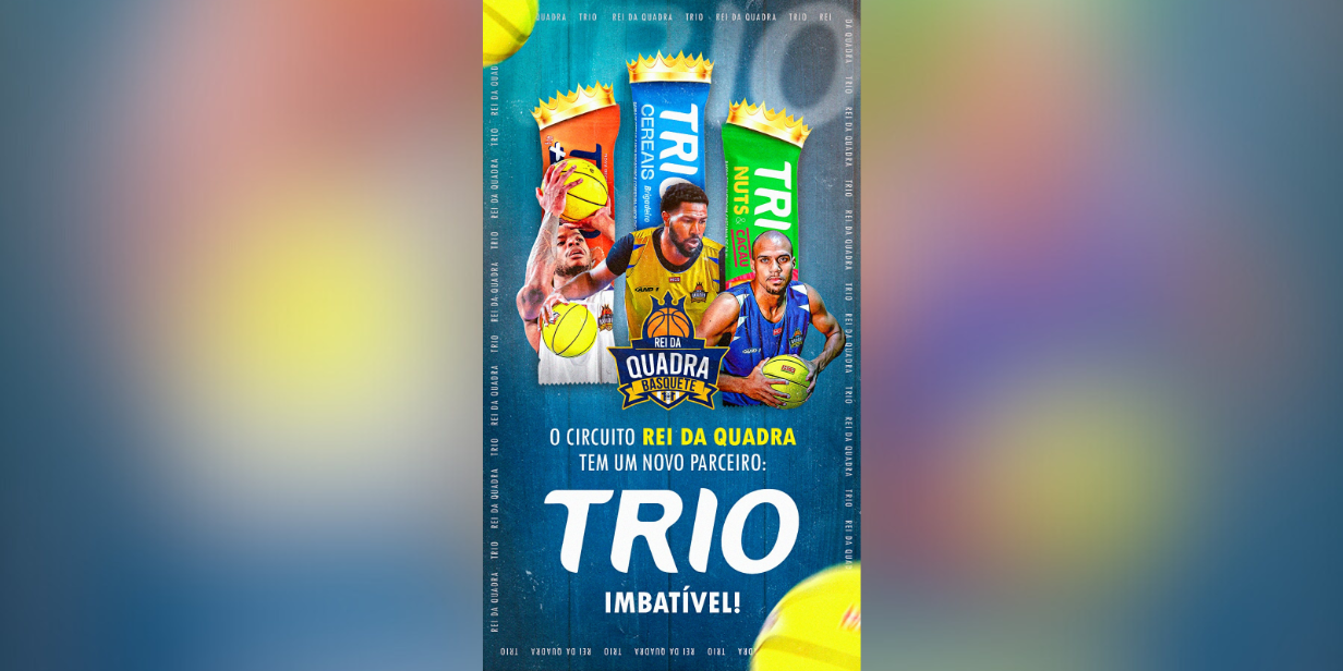 marca trio, do grupo globalbev, é nova parceira de circuito rei da quadra